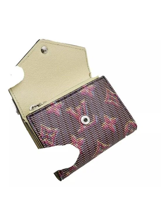 Louis Vuitton Compact Wallet Trifold Pop Rose 88 Bs127 - Picture 8 of 15